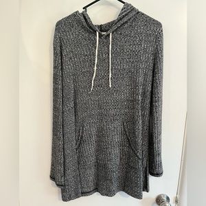 Women’s XL Wild Blue Soft Hooded Sweater